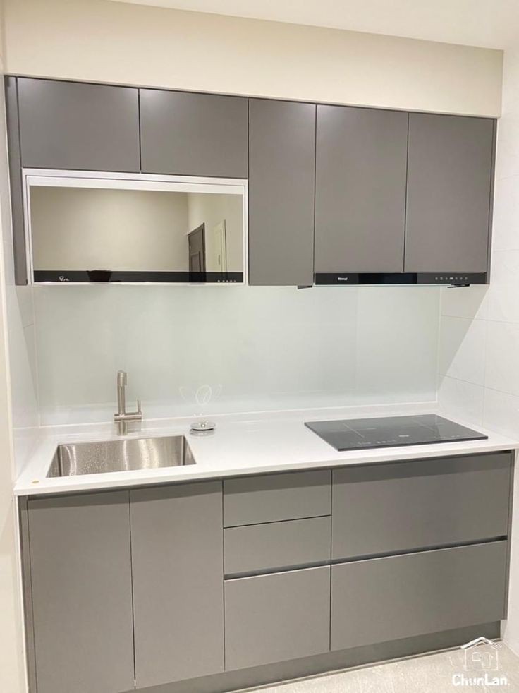 تركيب مطبخ المنيوم بتصميم خشبي بالرياض - مطابخ خبراء الرياض